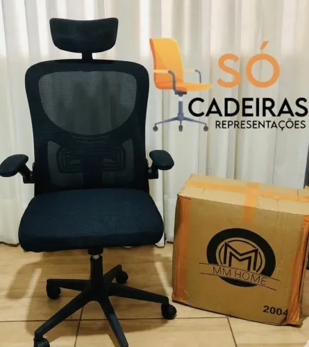 Cadeira Escritorio NOVA com Braço Regulável