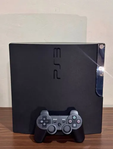 PS3 SLIM + JOGOS + 1 CONTROLE