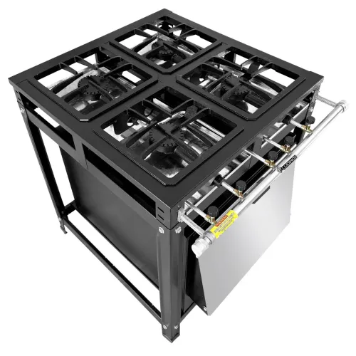 Fogão industrial 4 bocas com forno, alta pressão, novo, garantia e entrega grátis***