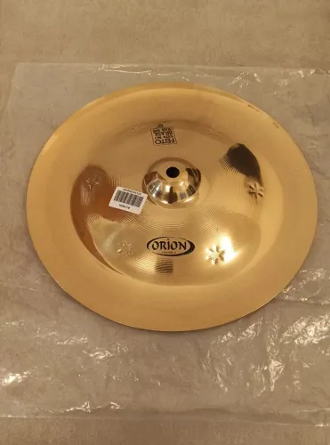 ## Prato para bateria Orion Rev 10 Mini China 11 1/2, bronze B10, novo, nenhum uso !!!