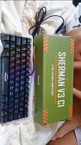 vendo teclado 100% mecanico TGT Sherman V3 C1, Rainbow, ABNT2