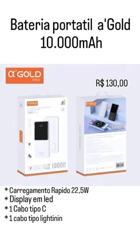 Powerbank a'Gold 10.000mAh