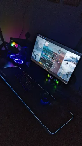 SETUP GAMER COMPLETO PC + GTX 1650 + AOC 144Hz + Mesa + Periféricos