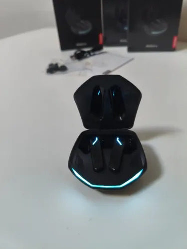 Fone Bluetooth Lenovo GM2 Pro Gamer Baixa Latência + LED