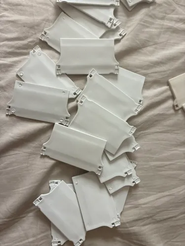 21 Unidades de Persianas Vertical 9cm Novas