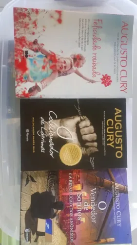 VÁRIOS LIVROS DO AUTOR AUGUSTO CURY SEMINOVOS