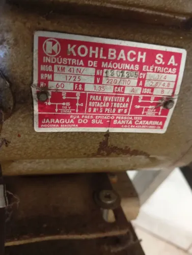 Motor máquina de costura