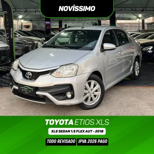Toyota Etios XLS Sedan 1.5 Flex 16V 4P Aut. 2018