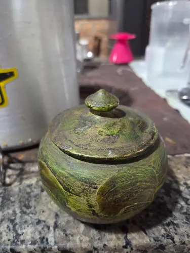 Pote de ceramica artezanal