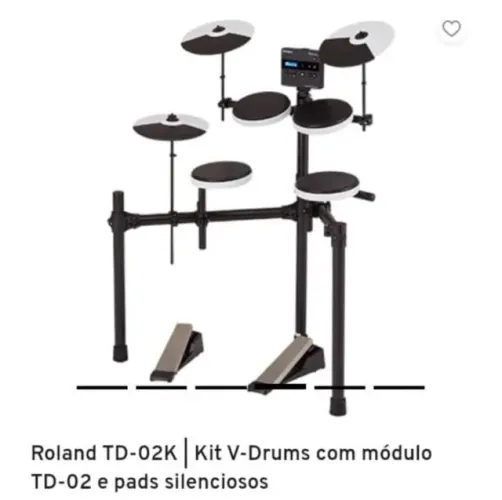 BATERIA ELETRONICA ROLAND TD-02K