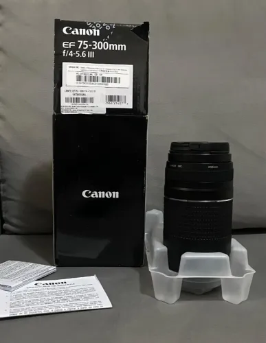 Lente canon EF 75-300