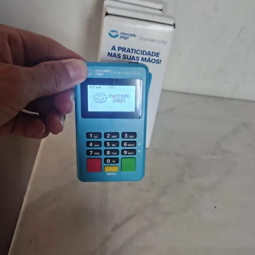 Excelente máquina de cartão a pronta entrega- Point Mini Chip.