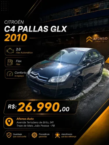 Citroen C4 Pallas GLX 2.0/ 2.0 Flex Aut. 2010