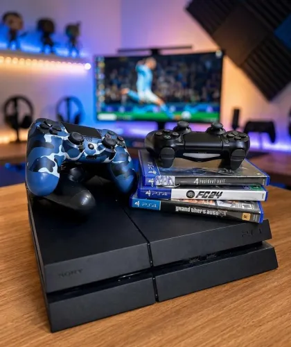 PS4 COM JOGOS 