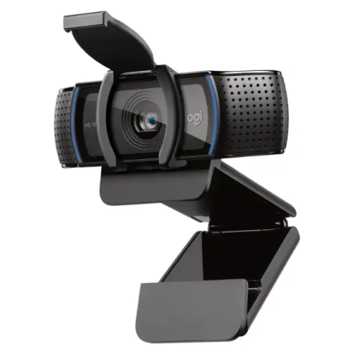 Webcam C920s Pro Full Hd Com Microfone Embutido Logitech Cor Preto