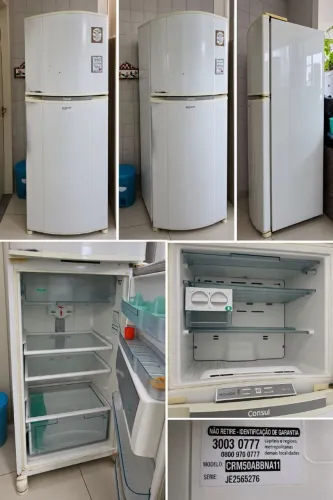 Geladeira Consul Bem-Estar 437L Frost Free Duplex CRM50 - Funcionando