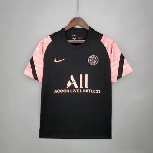 Camisa de time PSG preto e rosa