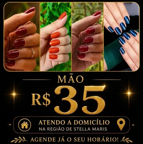 Manicure (ATENDO A DOMICÍLIO)