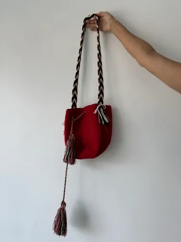 Bolsa crochê colombiana 