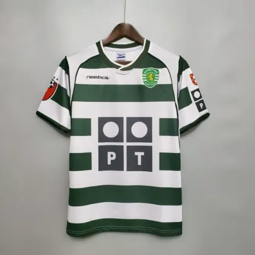 Camisa Retro Sporting 2002 (primeira do cr7)