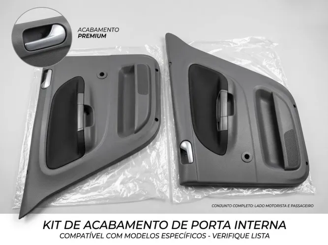 Forros de portas traseiras gol g5,g6,g7 e voyage originais