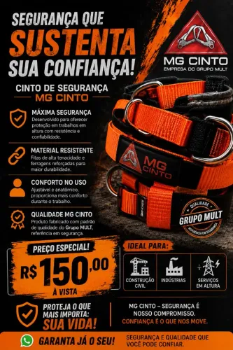 CINTO PARAQUEDISTA ELETRICISTA 