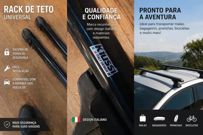 Rack de Teto Kiussi Universal