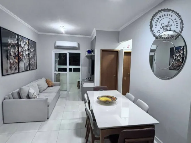 Canto do Forte  65 m²  2 Dorms com Suíte  Varanda Gourmet  Planejado