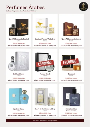 Perfumes Árabes Originais