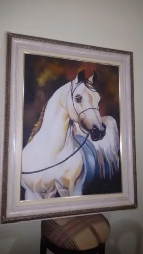 Vendo quadro decorativo de cavalo 