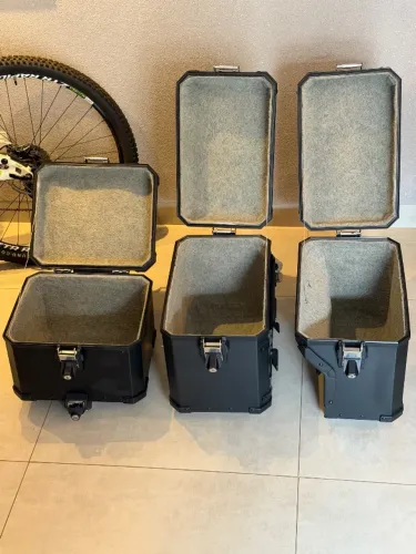MALAS LATERAIS E TOPCASE ORIGINAIS BMW