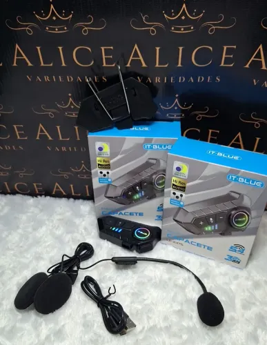 Fone para capacete Bluetooth