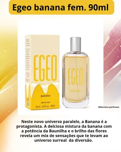 Egeo banana feminino, 90ml
