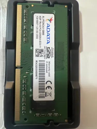Memória ram adata 4GB ddr4 3200mhz