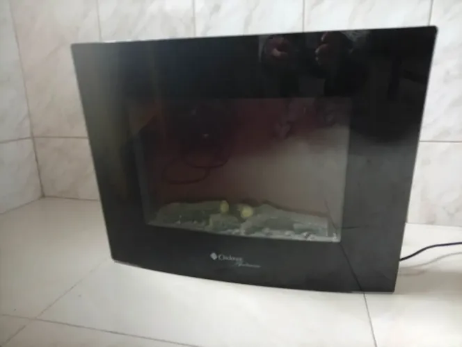 Lareira elétrica de parede 220V