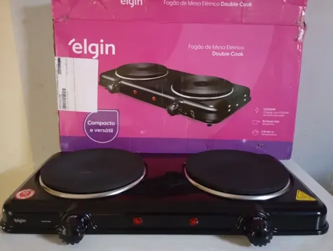 Fogão cooktop elétrico 2 bocas