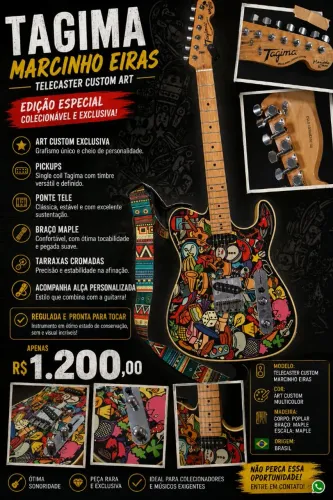Guitarra Tagima Telecaster Marcinho Eiras