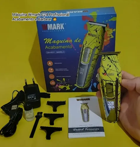Máquina de Acabamento e Barbear Wmark C24 Nova Lacrada Sem Uso