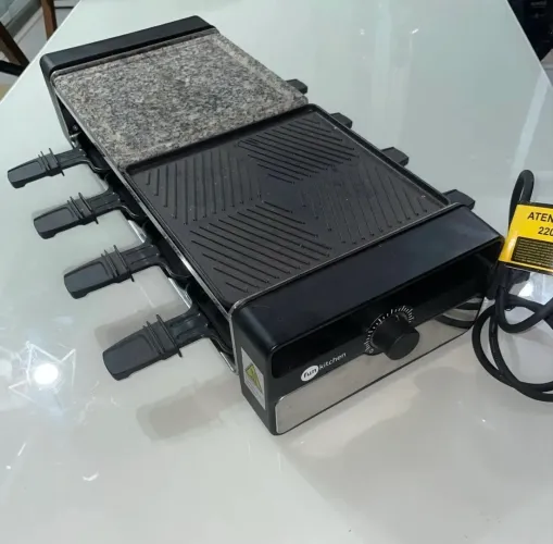 Raclette Grill Elétrica Gourmet Antiaderente Fun Kitchen