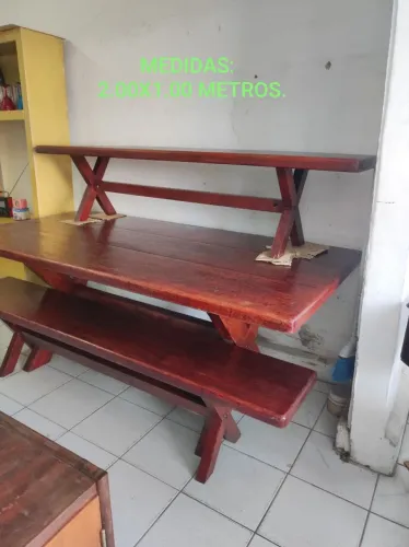 MESA RÚSTICA ANGELIM PEDRA