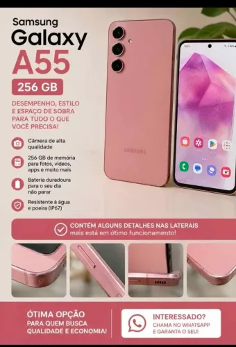 Vendo celular A55 Rose