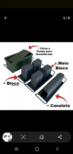 Vendo forma para bloco de cimento 