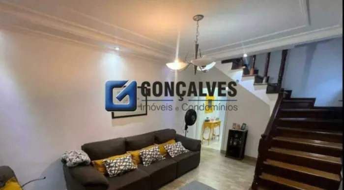 Sobrado residencial à venda na Vila Curuçá, Santo André, com 3 quartos e varanda gourmet