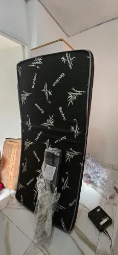 2 Colchão de solteiro D20 88X188X12 selo inmetro alta densidade 100% espuma antiácaro