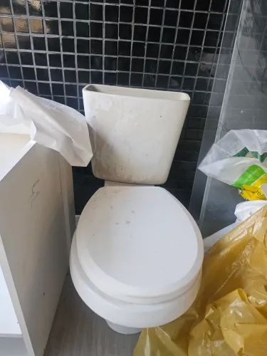 Vaso sanitário usado