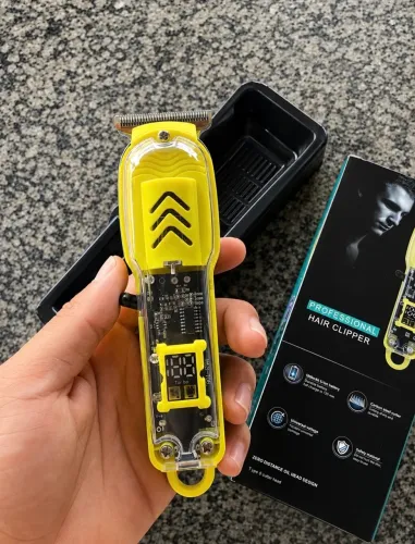 Máquina de Corte Profissional Hair Clipper Turbo - Potente e Recarregável
