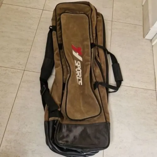 Bolsa com divisórias para costas e mão