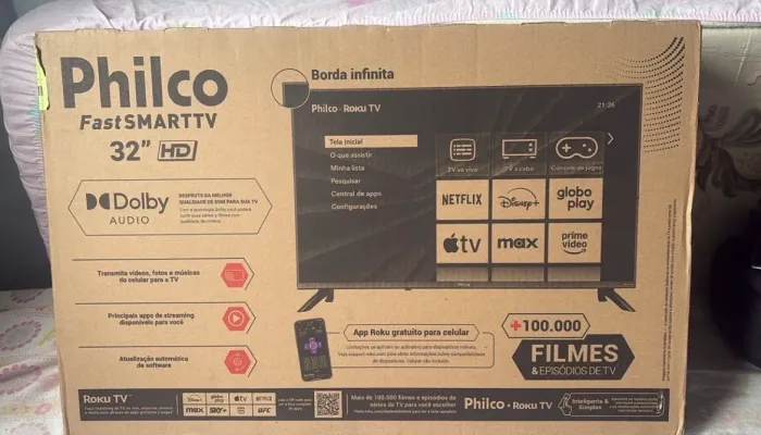 TV SMART PHILCO 32 POLEGADAS