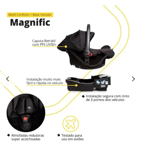 Moisés Travel System Safety