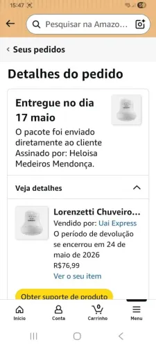 Chuveiro elétrico 220w